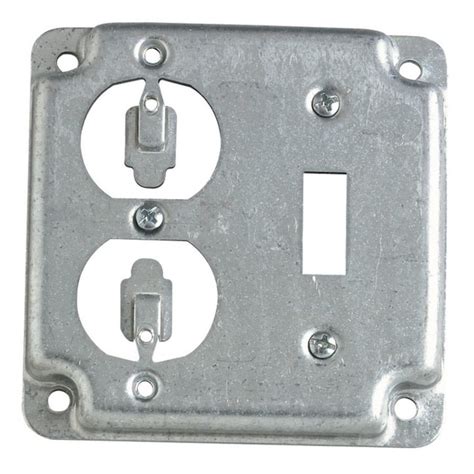 1900 electrical box cover|4 x4 outlet cover.